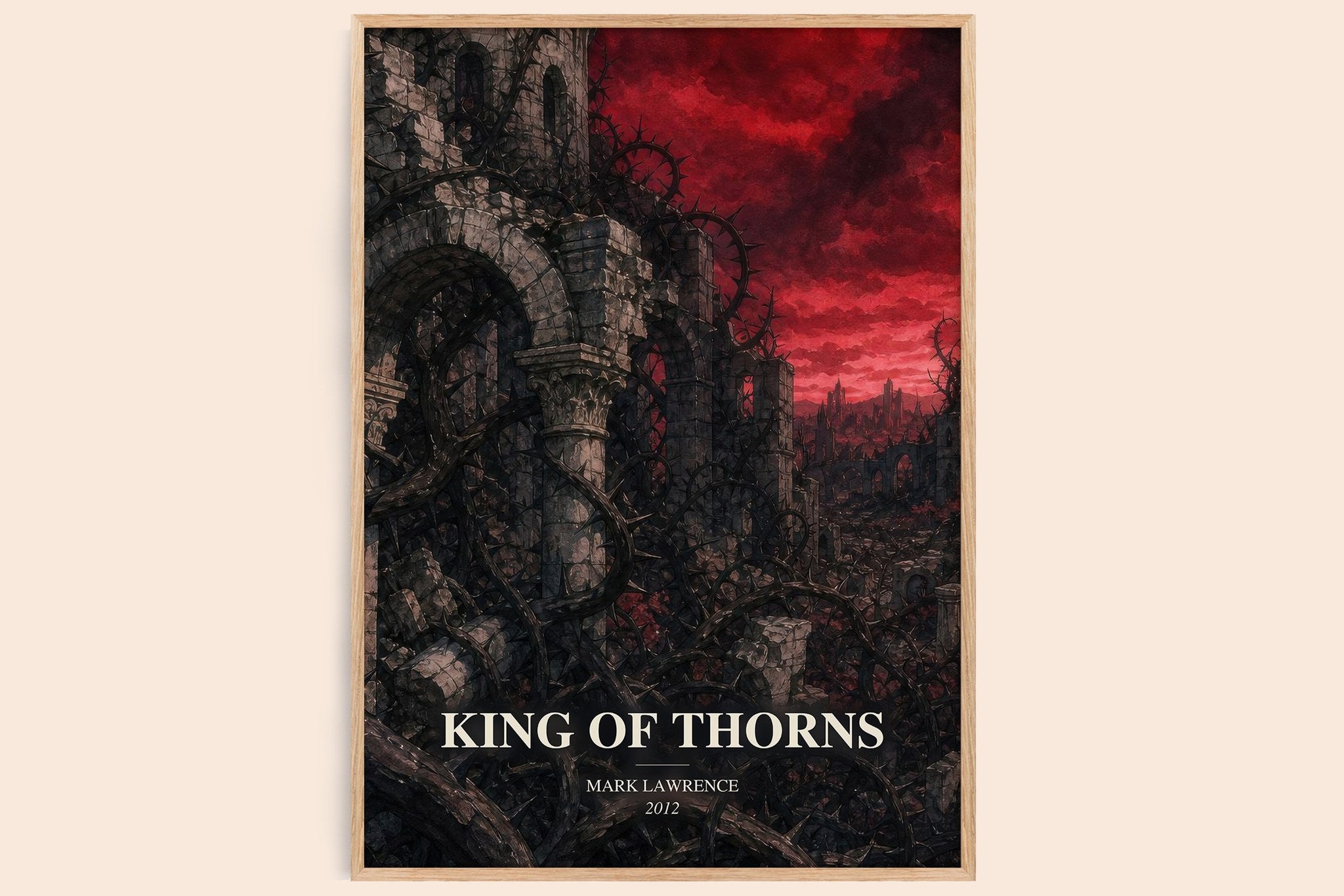 King of Thorns Book Watercolour Illustration by Mark Lawrence