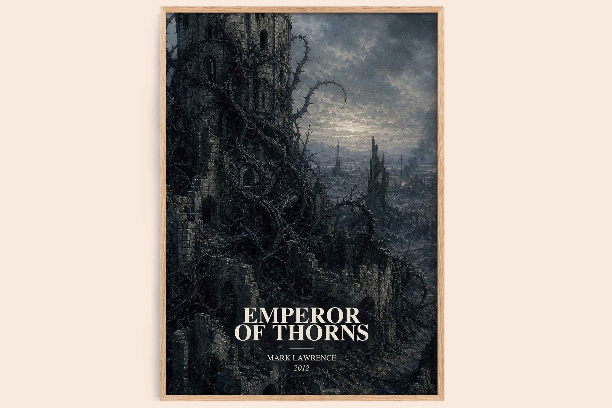 Emperor of Thorns Book Watercolour Illustration by Mark Lawrence