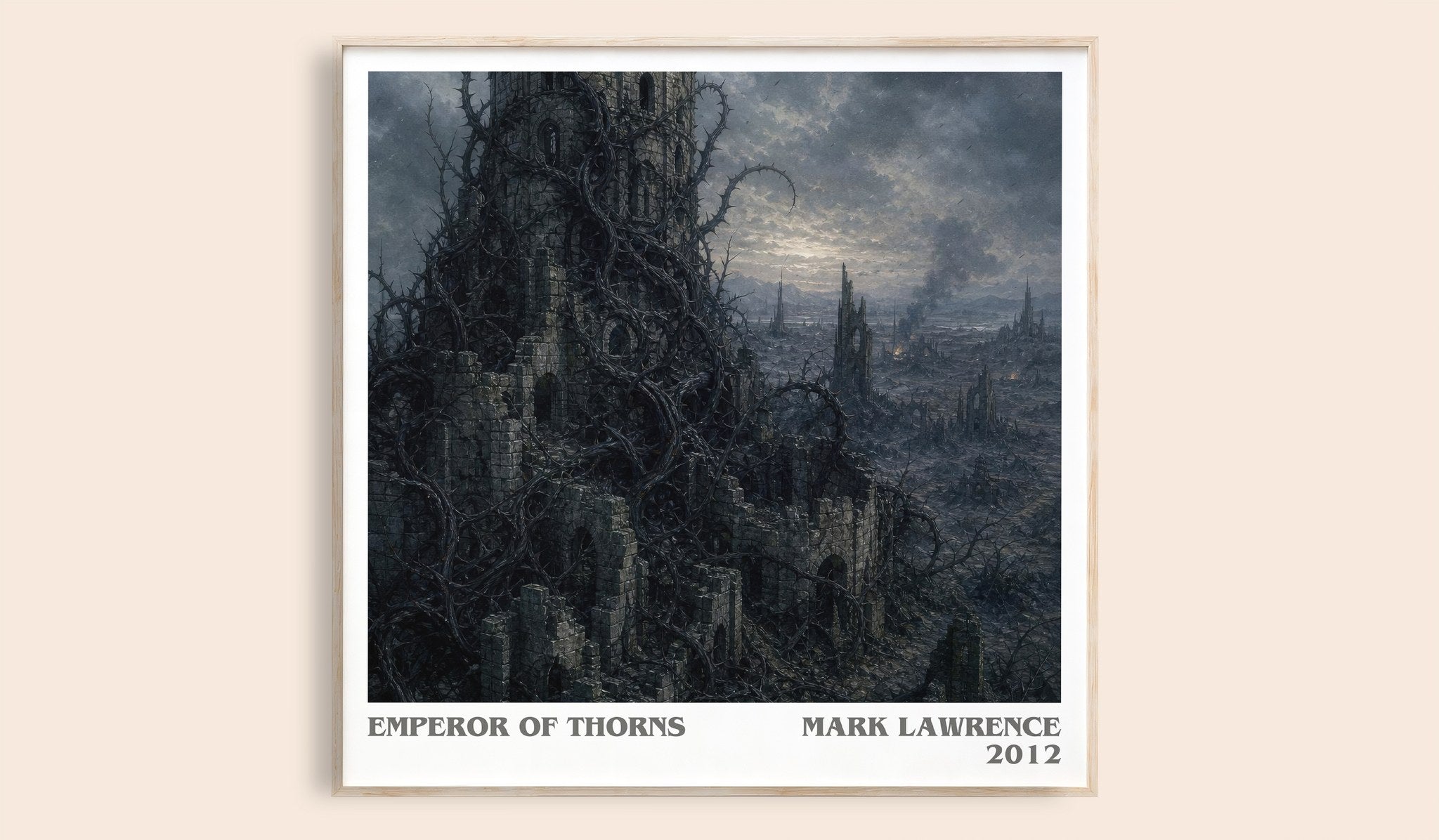 Emperor of Thorns Literary Art Print by Mark Lawrence
