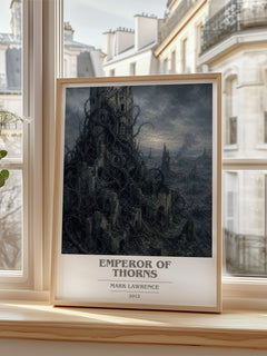 Emperor of Thorns book cover poster colour and style options – Mark Lawrence book art