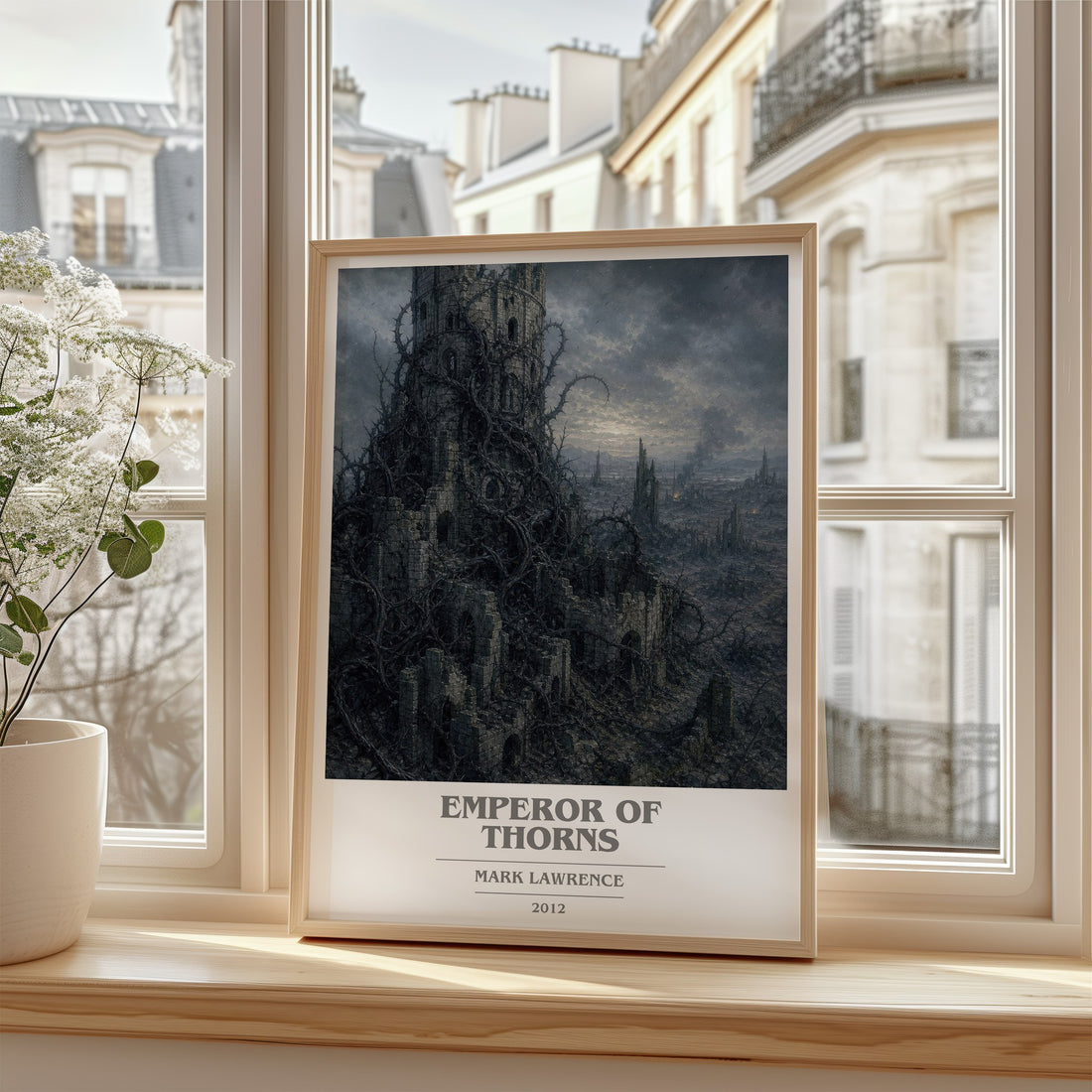 Emperor of Thorns book cover poster colour and style options – Mark Lawrence book art