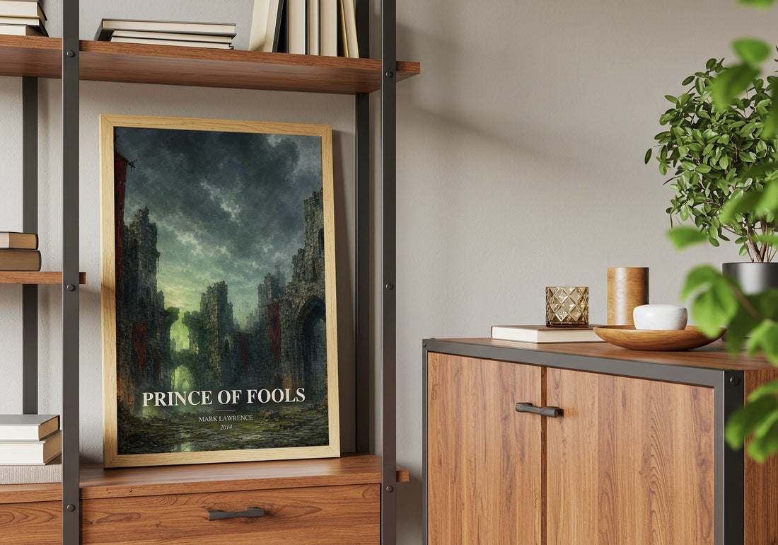 Prince of Fools book watercolour illustration paper finish options – matte satin gloss