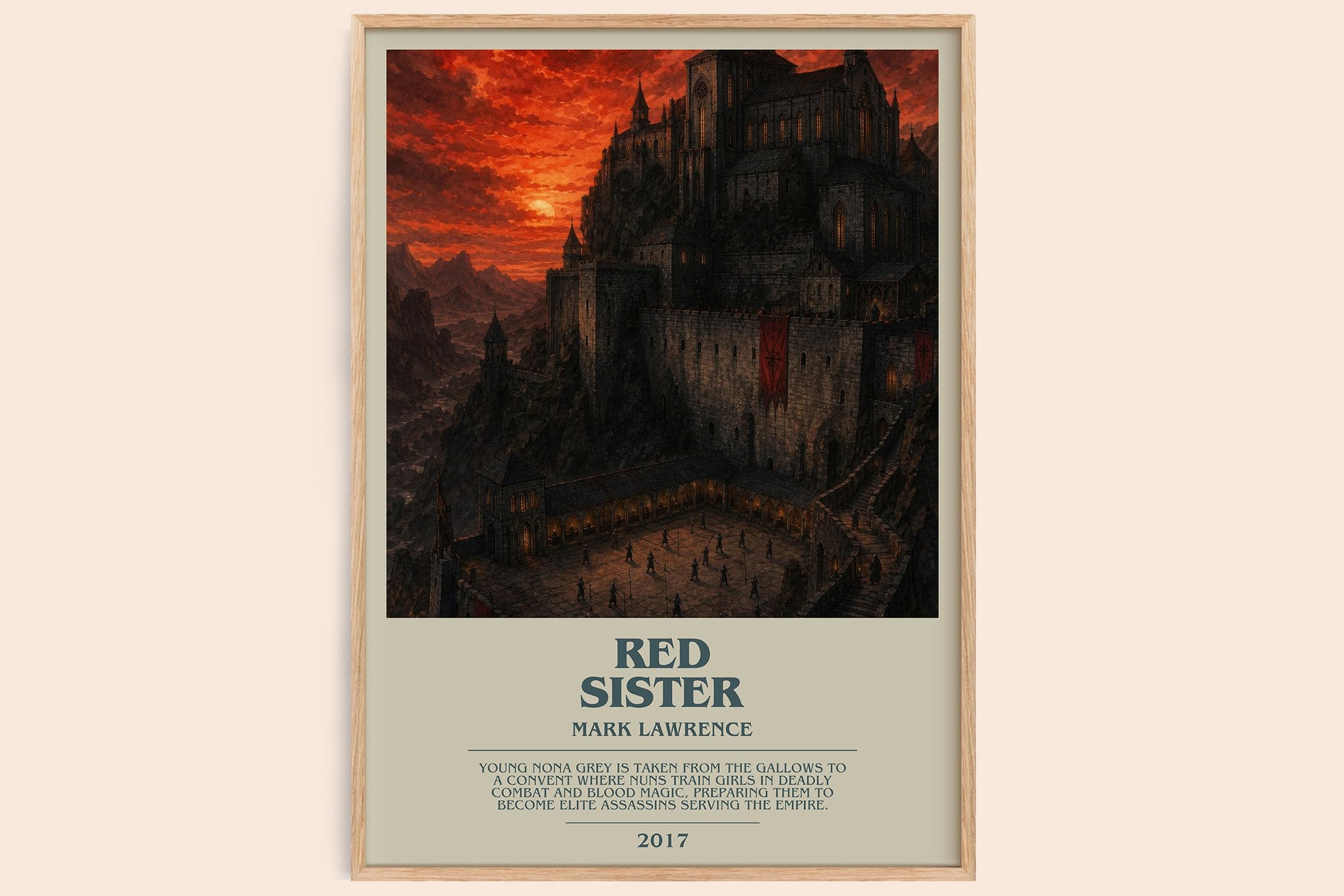 Red Sister Bookish Wall Art by Mark Lawrence