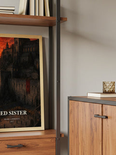 Red Sister book watercolour illustration paper finish options – matte satin gloss