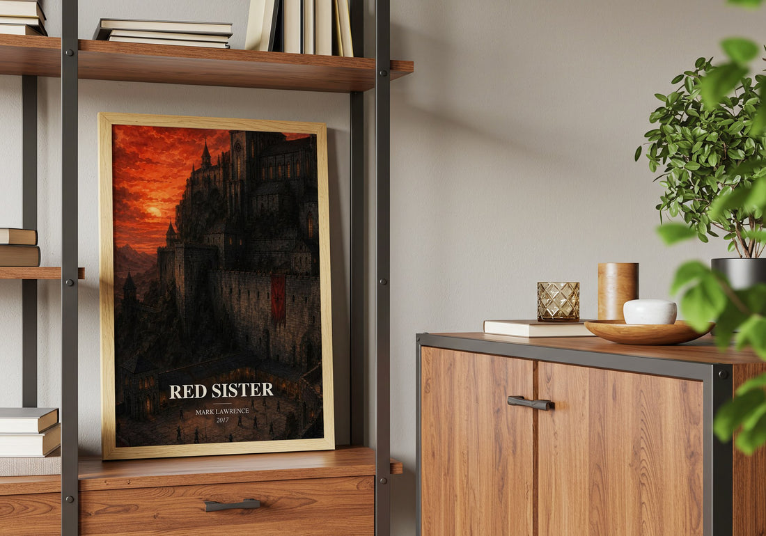 Red Sister book watercolour illustration paper finish options – matte satin gloss