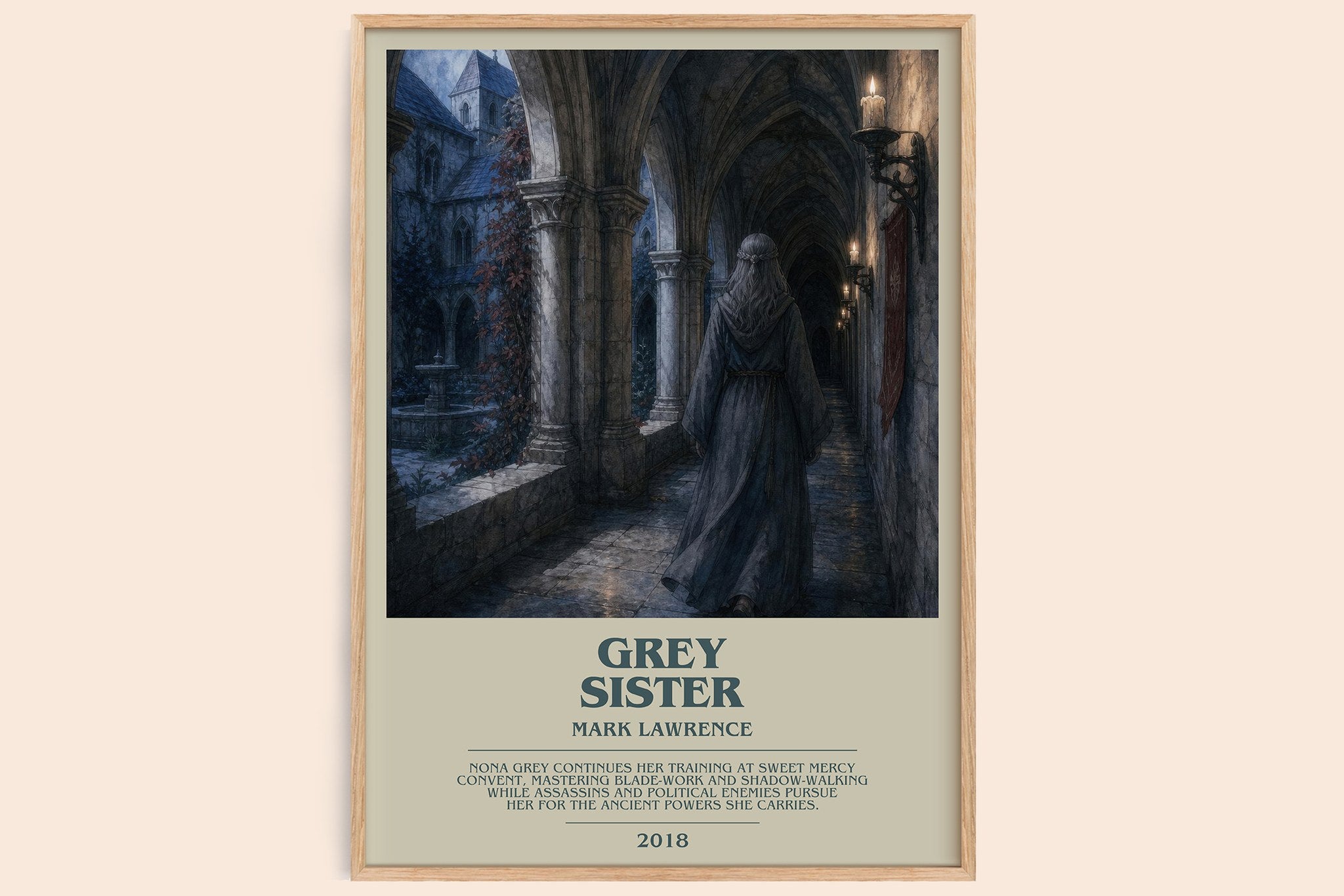 Grey Sister Bookish Wall Art by Mark Lawrence