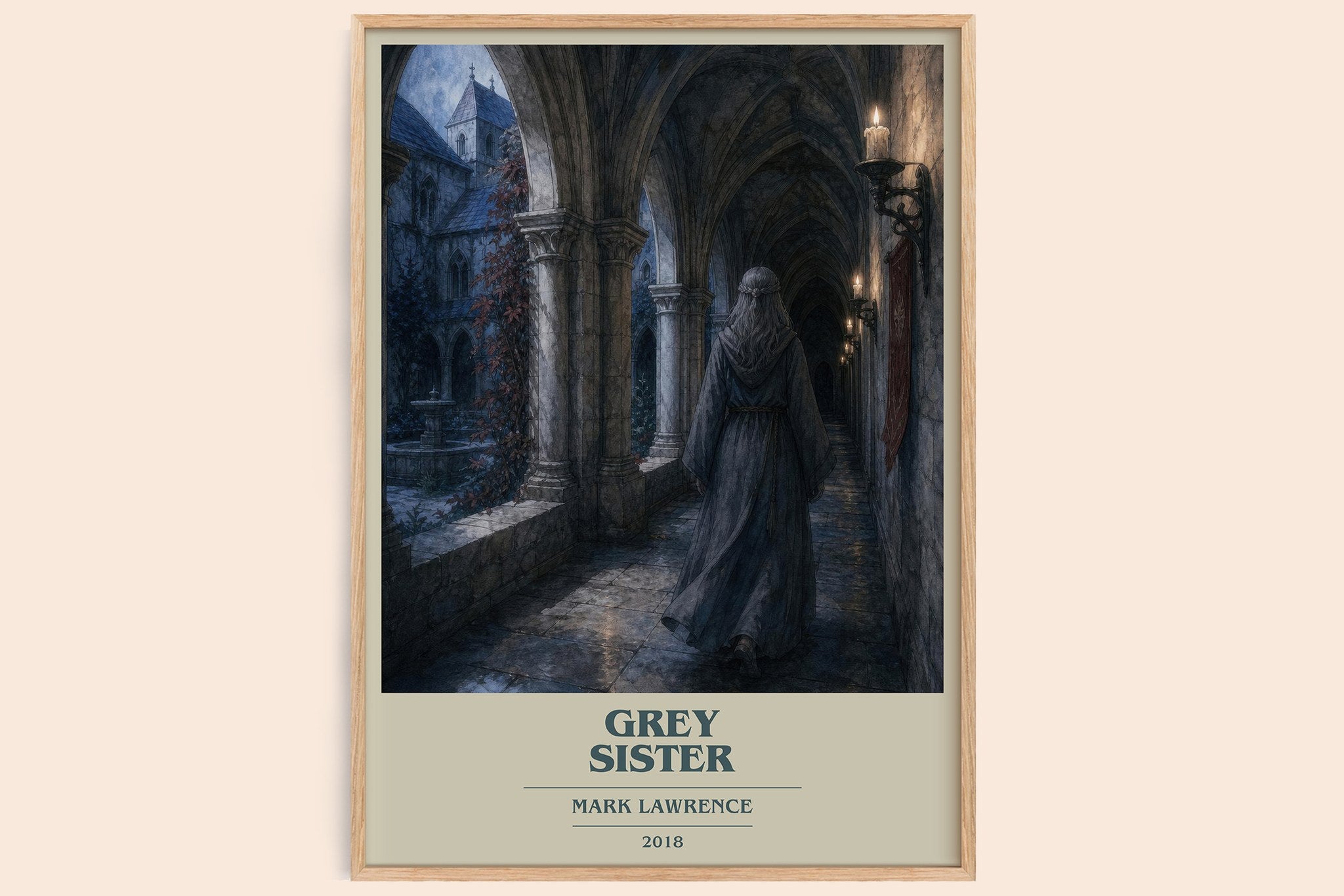 Grey Sister Book Cover Poster by Mark Lawrence