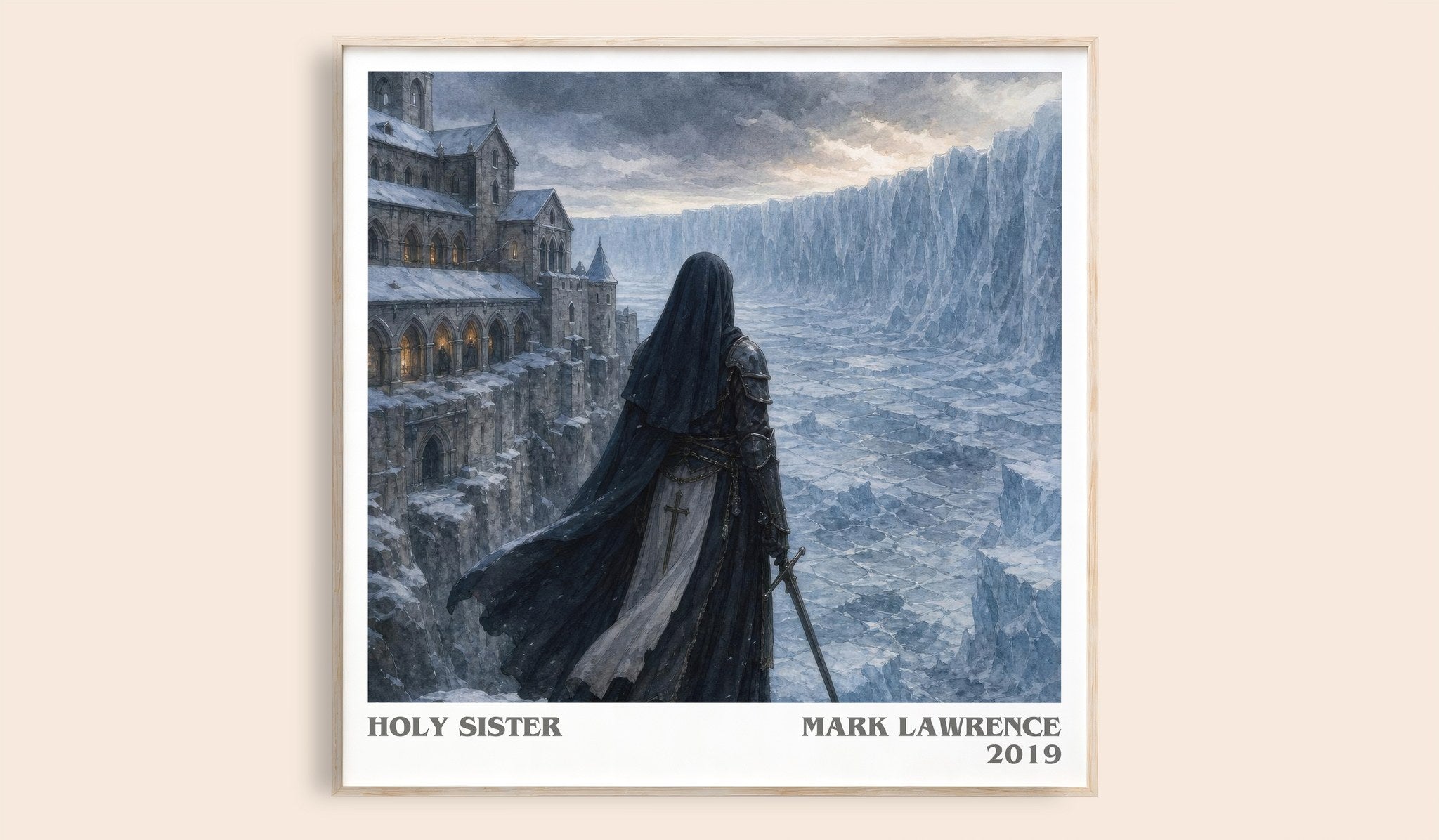 Holy Sister Literary Art Print by Mark Lawrence