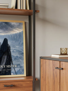 Holy Sister book watercolour illustration paper finish options – matte satin gloss