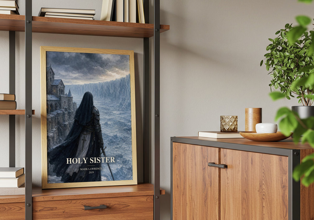 Holy Sister book watercolour illustration paper finish options – matte satin gloss