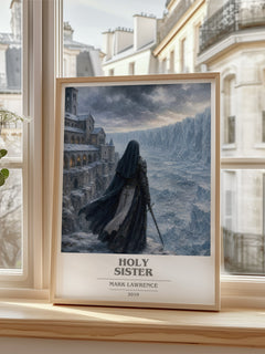 Holy Sister book cover poster colour and style options – Mark Lawrence book art