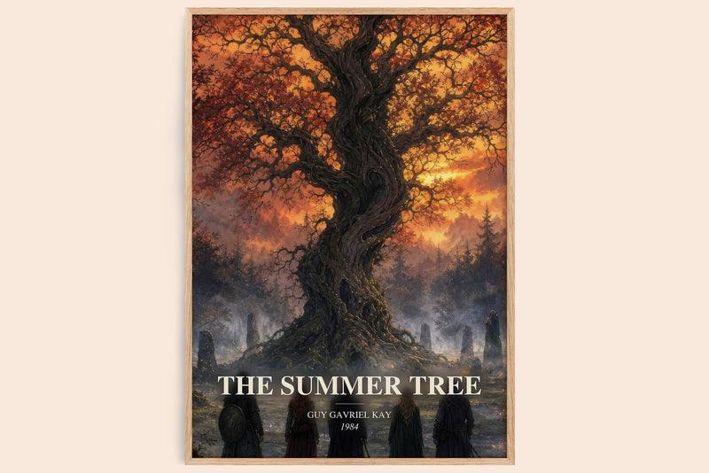 The Summer Tree Book Watercolour Illustration by Guy Gavriel Kay (Edge style)