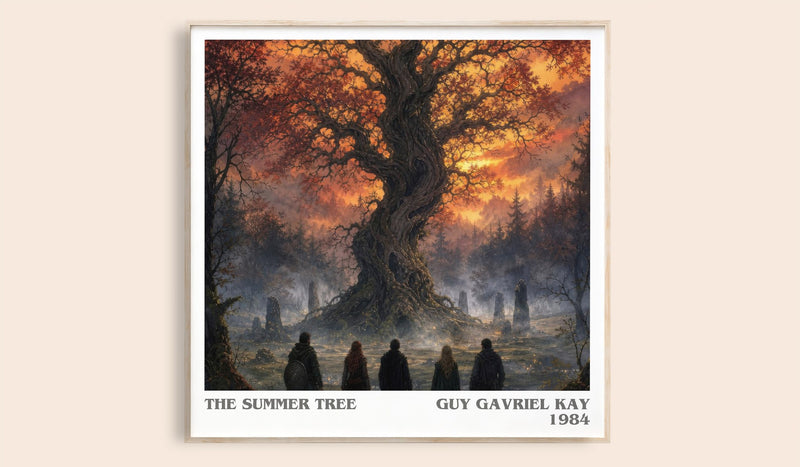 The Summer Tree Literary Art Print by Guy Gavriel Kay (Square style)