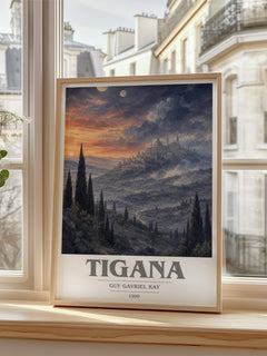 Tigana book cover poster colour and style options – Guy Gavriel Kay book art