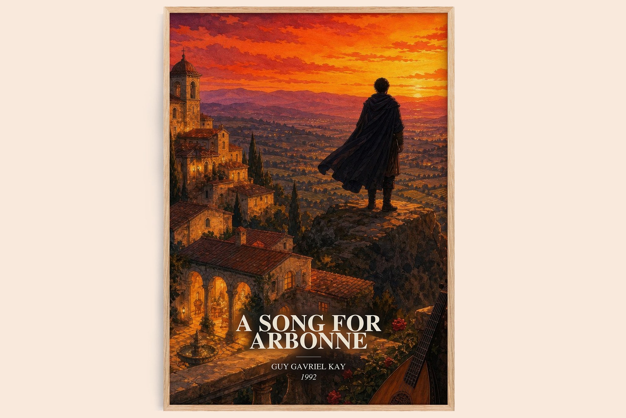 A Song for Arbonne Book Watercolour Illustration by Guy Gavriel Kay