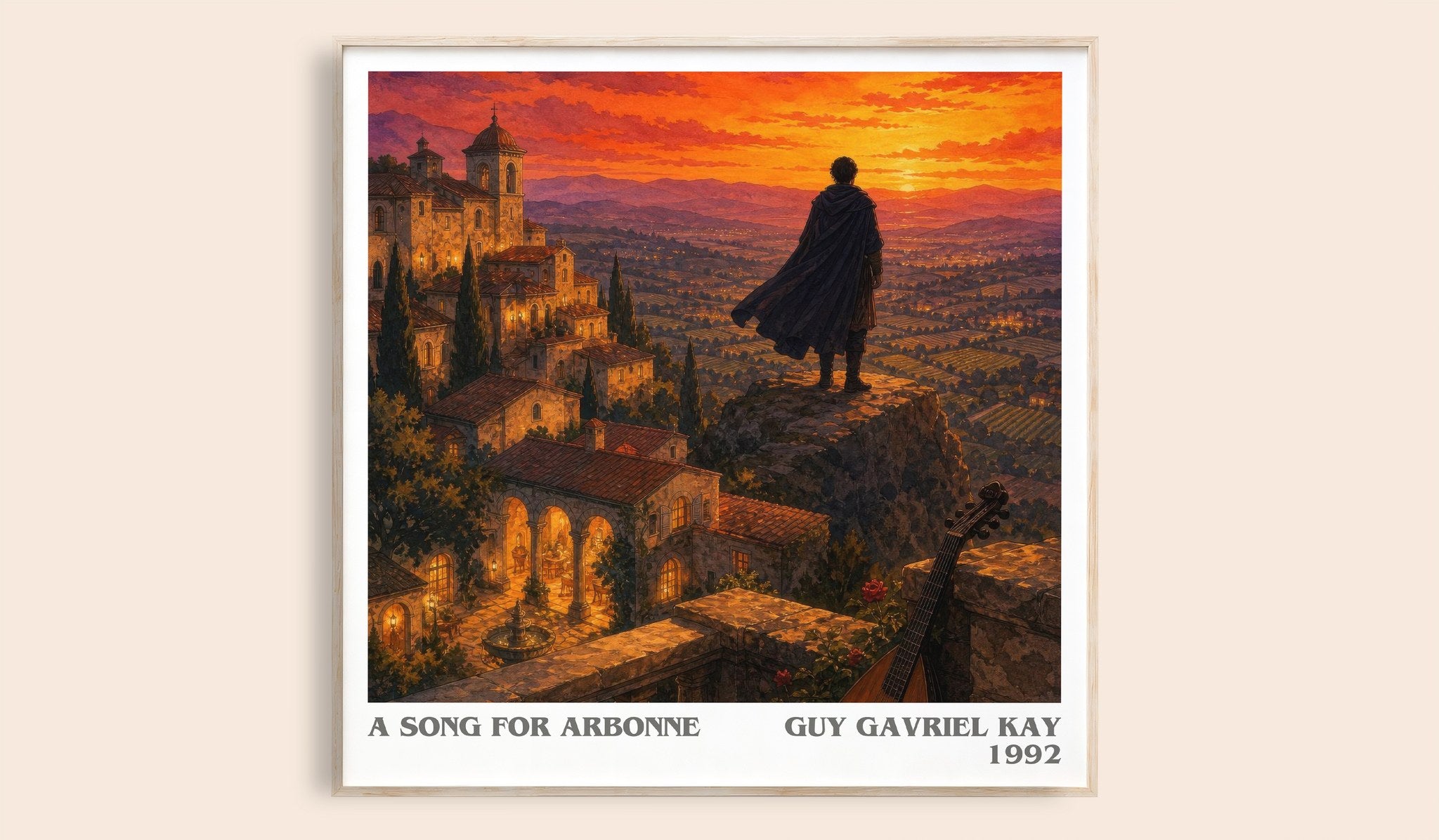 A Song for Arbonne Literary Art Print by Guy Gavriel Kay