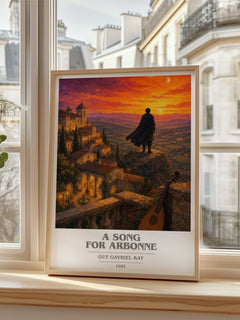 A Song for Arbonne book cover poster colour and style options – Guy Gavriel Kay book art