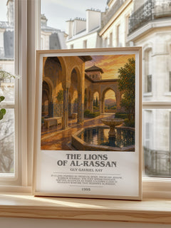 The Lions of Al-Rassan bookish poster colour and style options – Guy Gavriel Kay book art