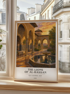 The Lions of Al-Rassan book cover poster colour and style options – Guy Gavriel Kay book art