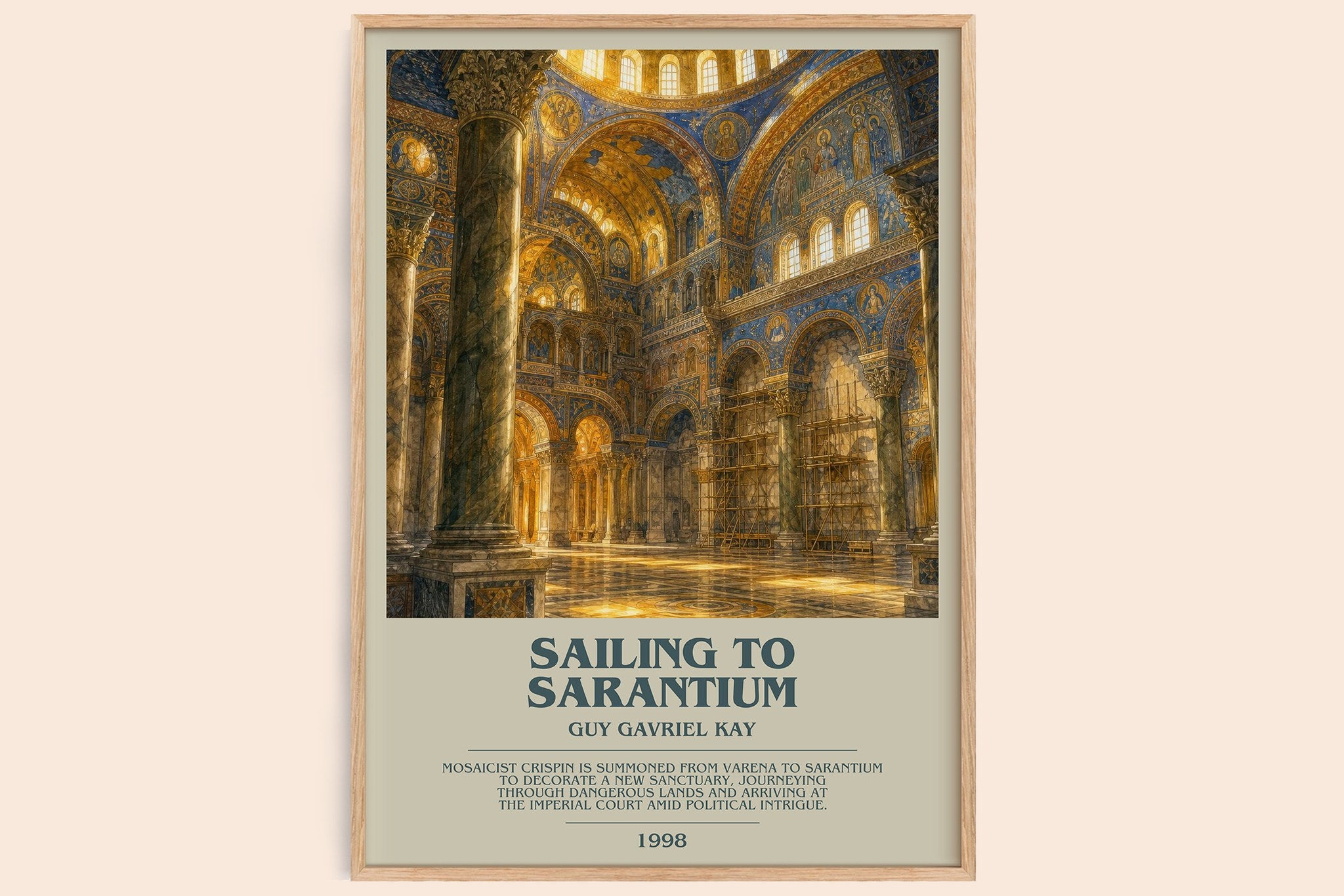 Sailing to Sarantium Bookish Wall Art by Guy Gavriel Kay