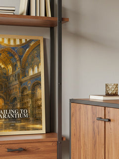 Sailing to Sarantium book watercolour illustration paper finish options – matte satin gloss