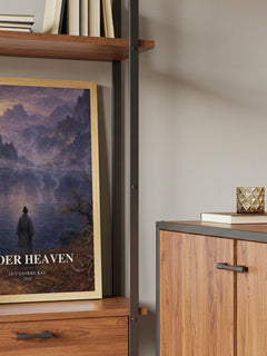 Under Heaven book watercolour illustration paper finish options – matte satin gloss