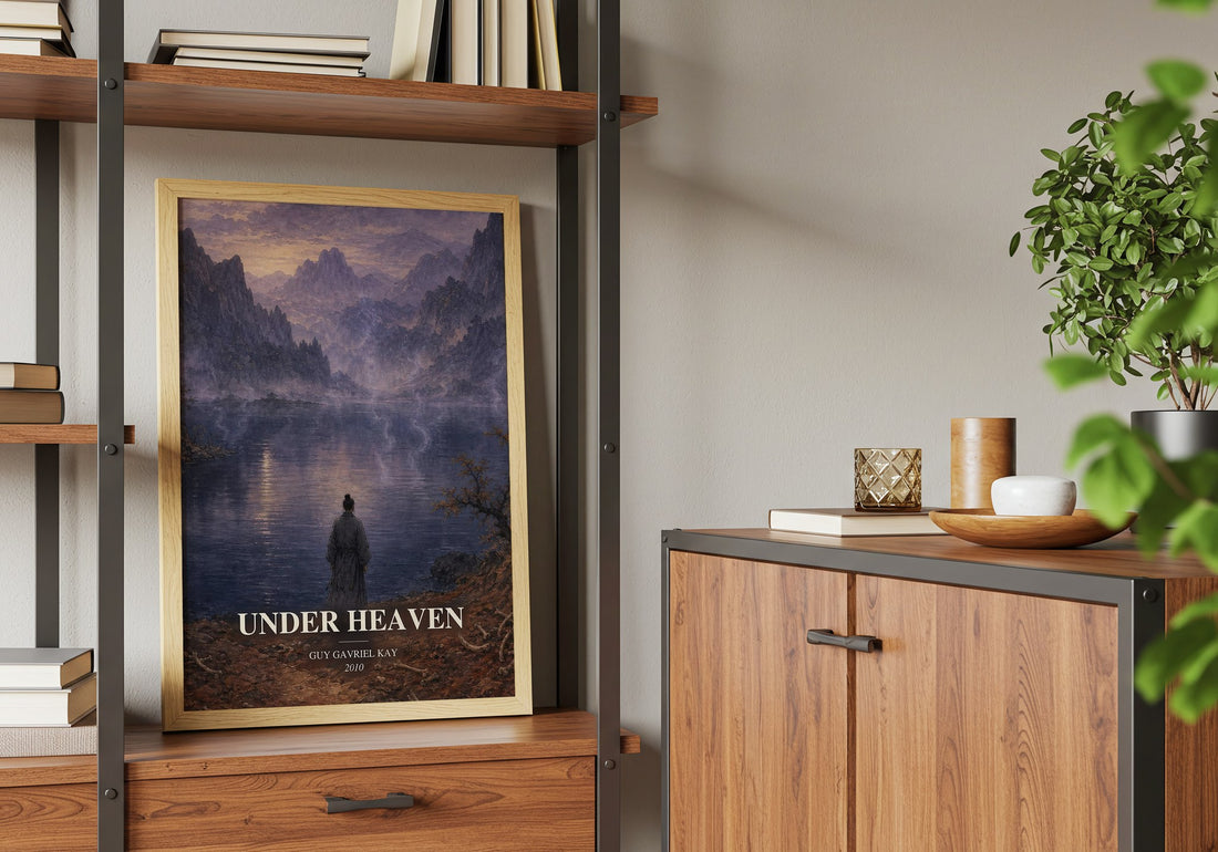 Under Heaven book watercolour illustration paper finish options – matte satin gloss