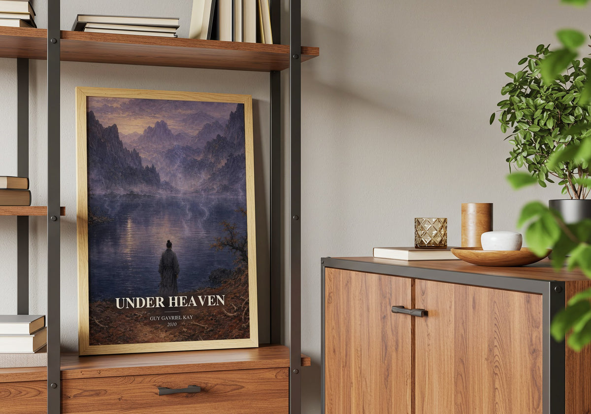 Under Heaven book watercolour illustration paper finish options – matte satin gloss