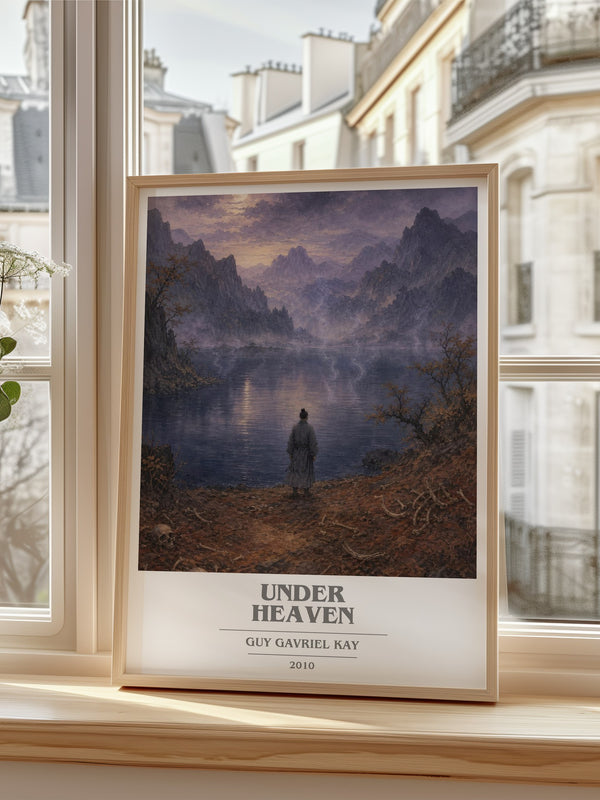 Under Heaven book cover poster colour and style options – Guy Gavriel Kay book art