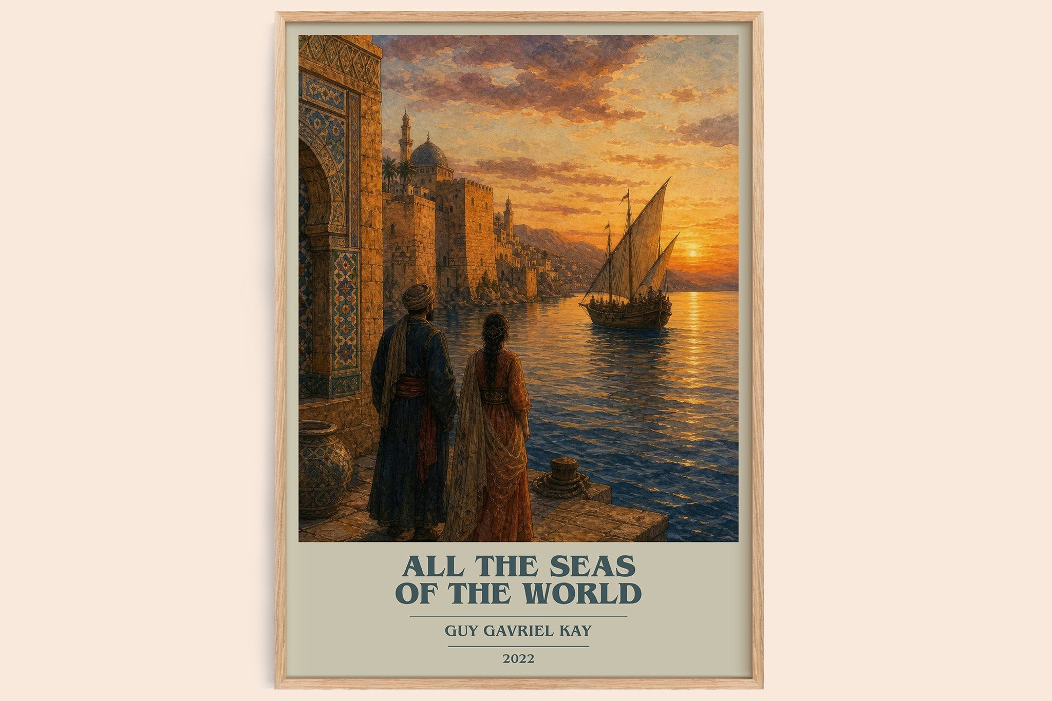 All the Seas of the World Book Cover Poster by Guy Gavriel Kay