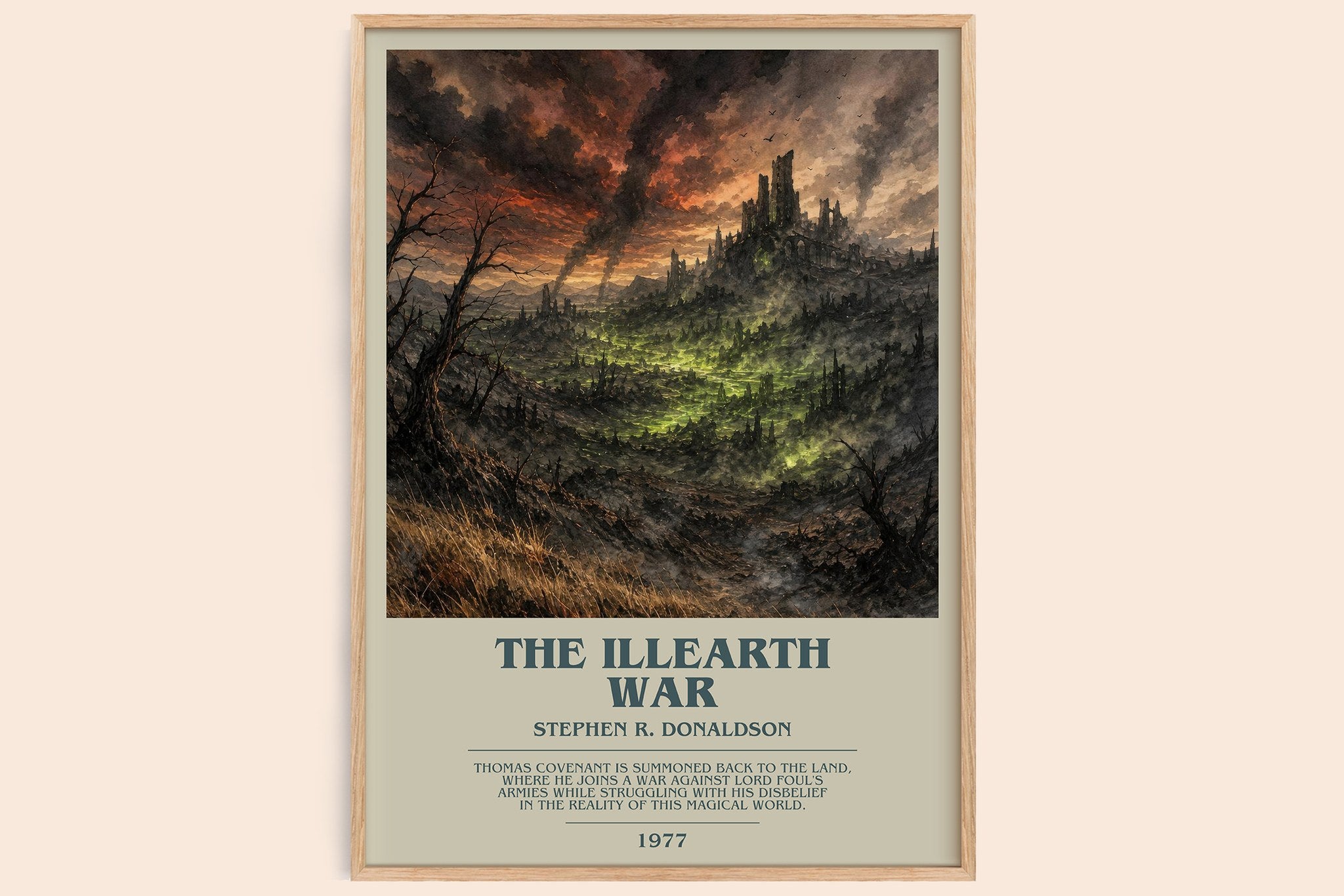 The Illearth War Bookish Wall Art by Stephen R. Donaldson