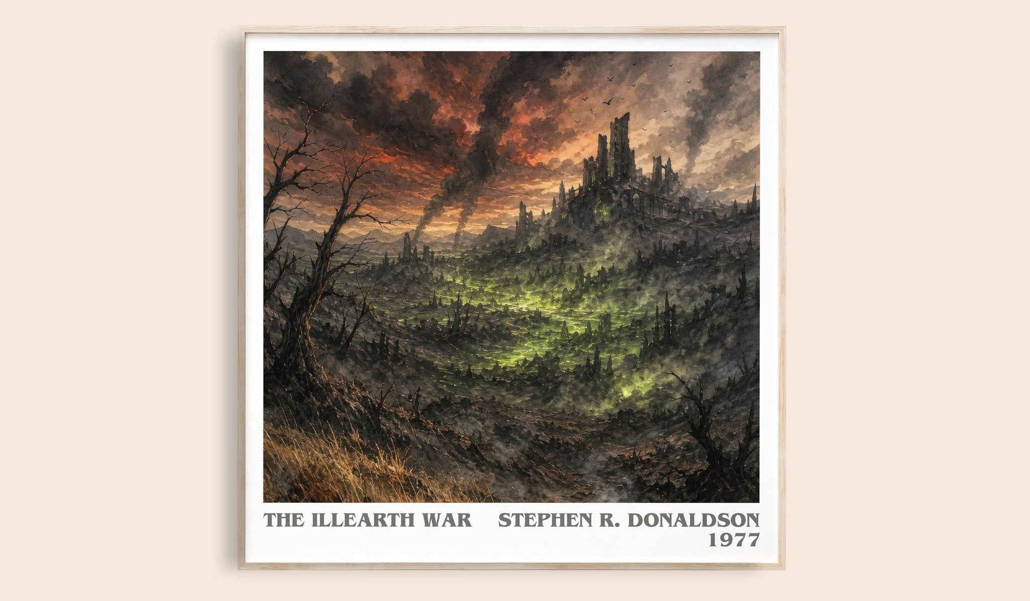 The Illearth War Literary Art Print by Stephen R. Donaldson
