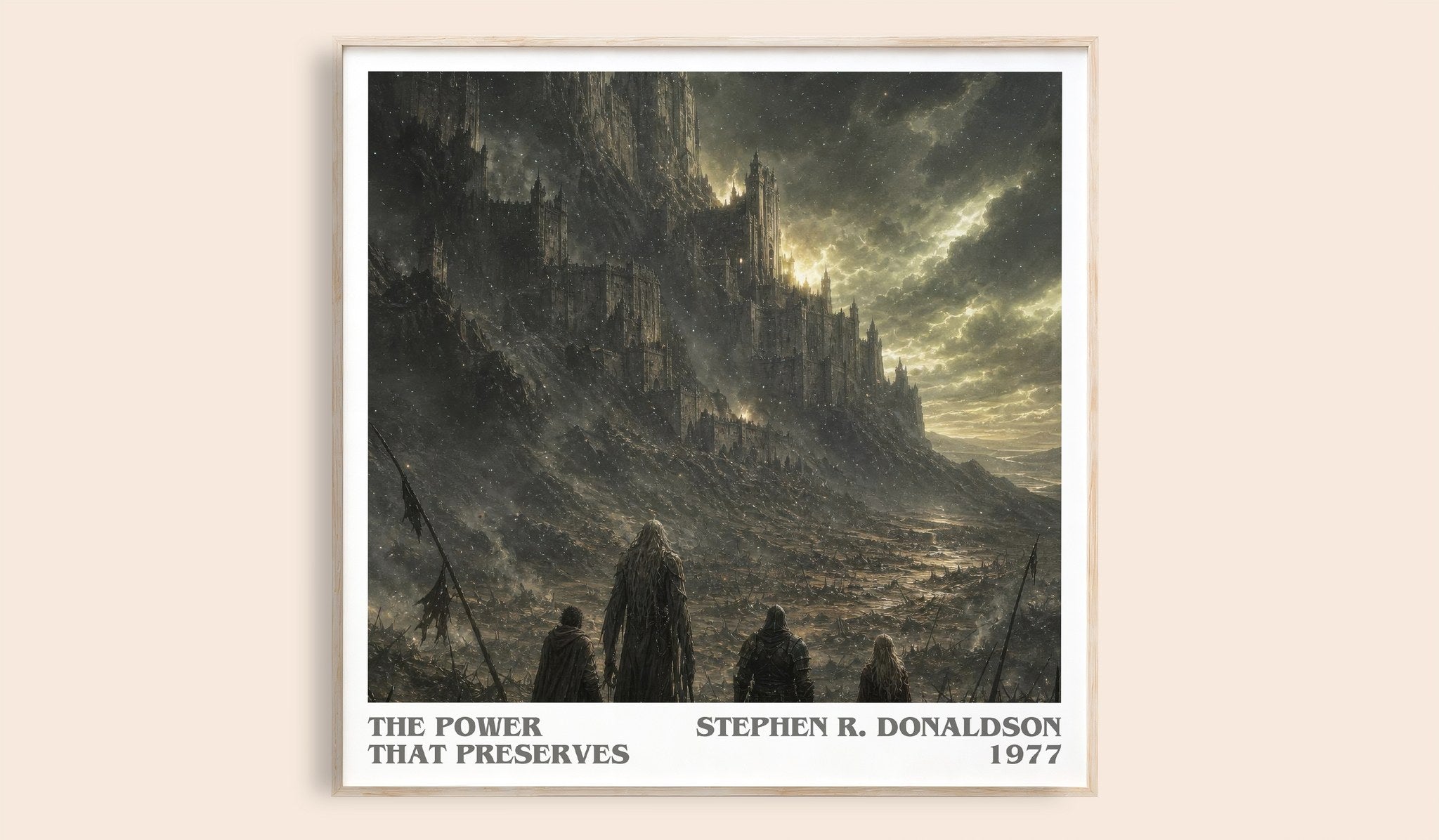 The Power That Preserves Literary Art Print by Stephen R. Donaldson