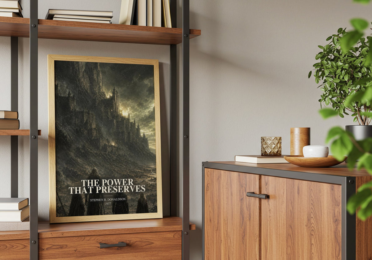 The Power That Preserves book watercolour illustration paper finish options – matte satin gloss