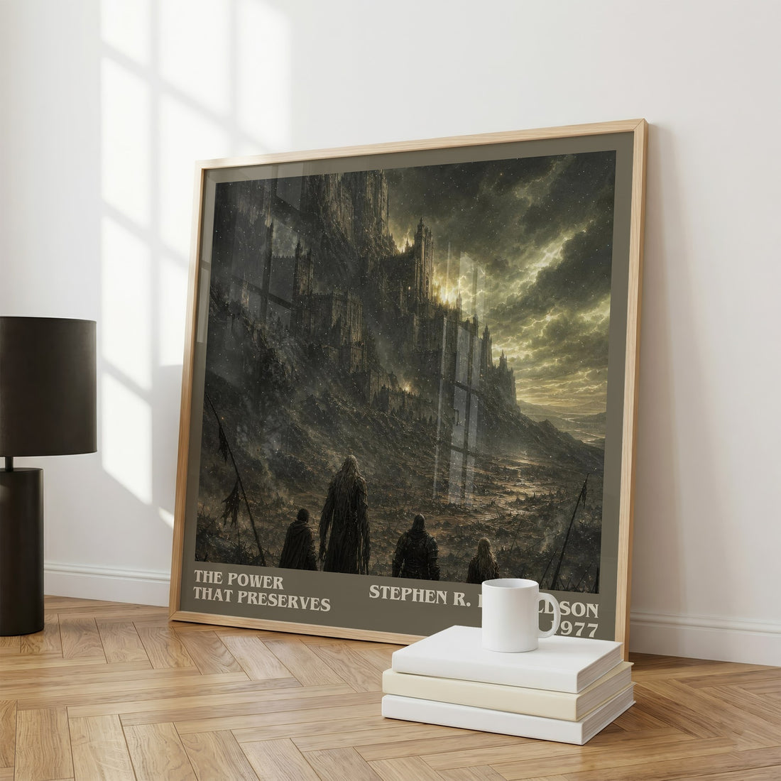 The Power That Preserves literary print framed by window – literary home decor
