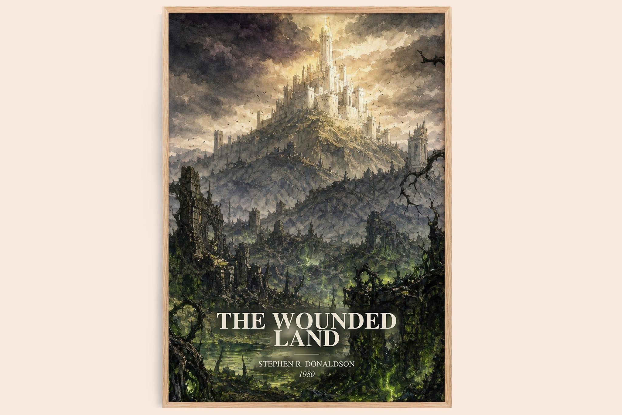 The Wounded Land Book Watercolour Illustration by Stephen R. Donaldson