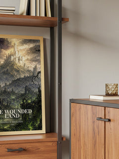 The Wounded Land book watercolour illustration paper finish options – matte satin gloss