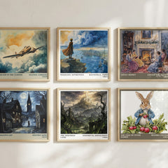 The Wounded Land literary art print colour and style options – Stephen R. Donaldson book art