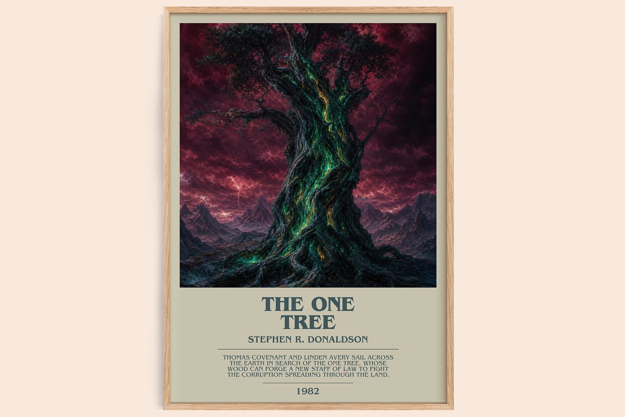 The One Tree Bookish Wall Art by Stephen R. Donaldson