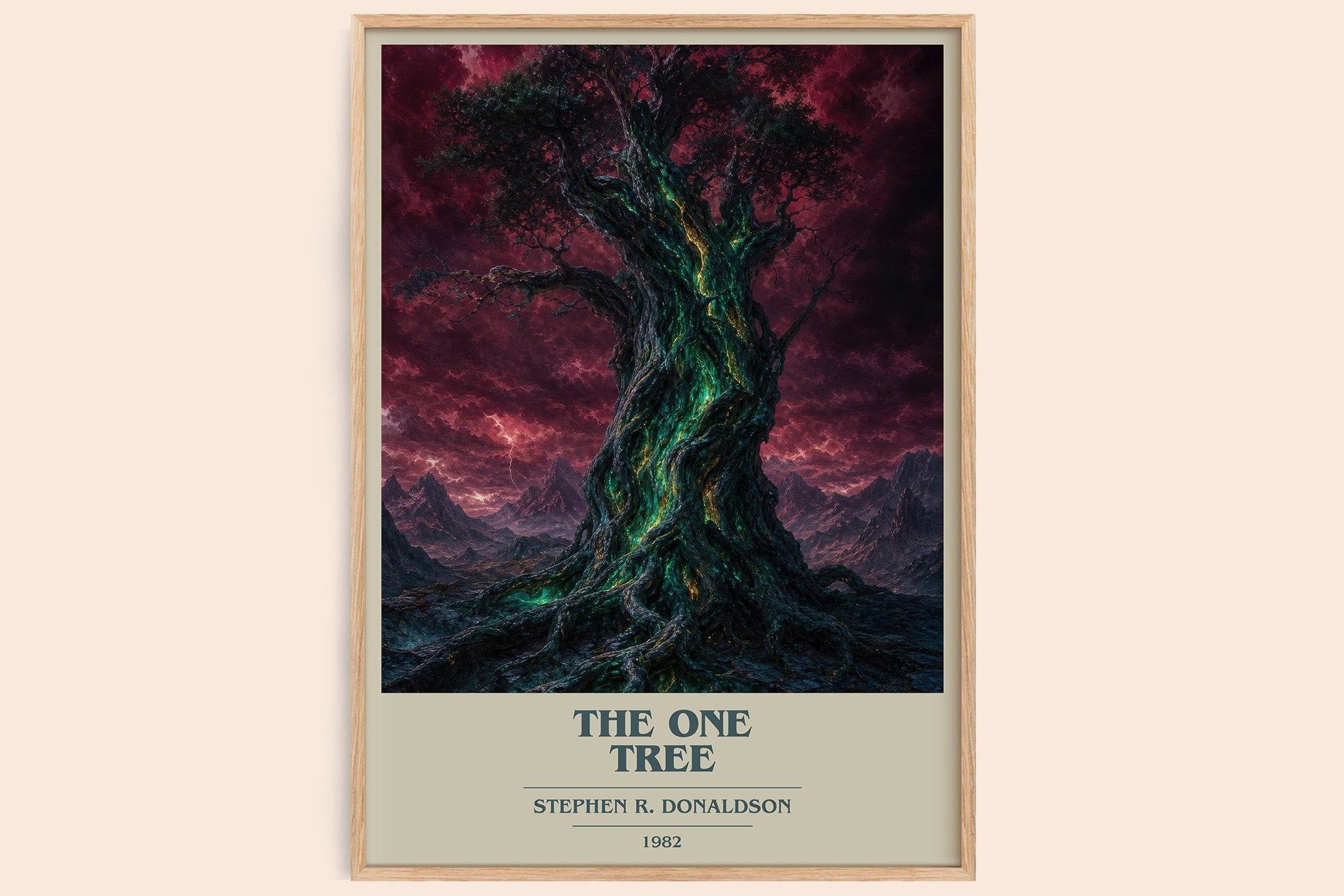 The One Tree Book Cover Poster by Stephen R. Donaldson