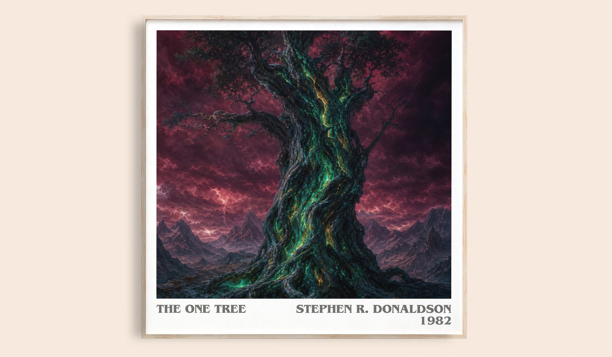 The One Tree Literary Art Print by Stephen R. Donaldson