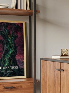 The One Tree book watercolour illustration paper finish options – matte satin gloss