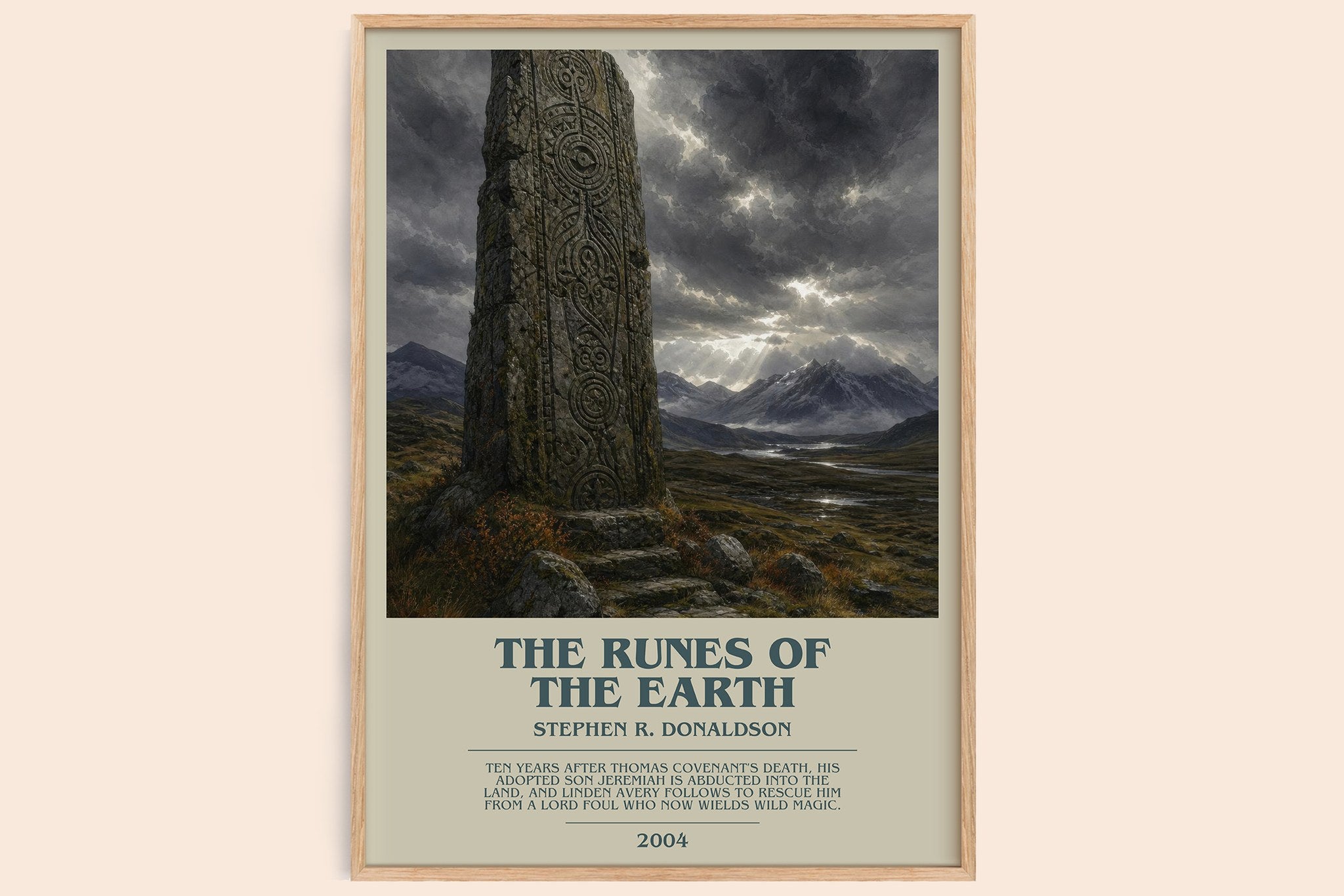 The Runes of the Earth Bookish Wall Art by Stephen R. Donaldson