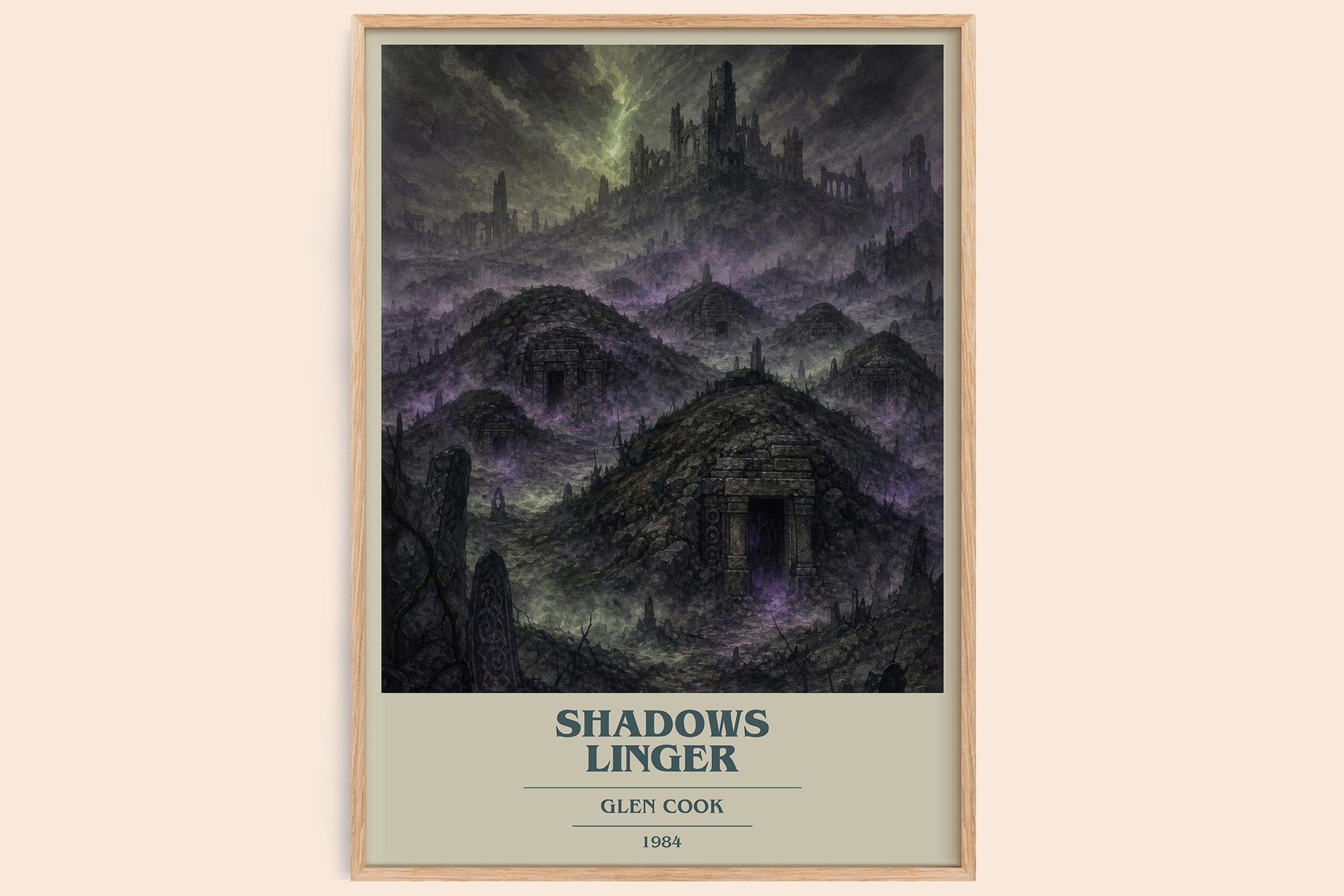 Shadows Linger Book Cover Poster by Glen Cook