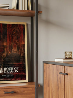 The Hour of the Dragon book watercolour illustration paper finish options – matte satin gloss