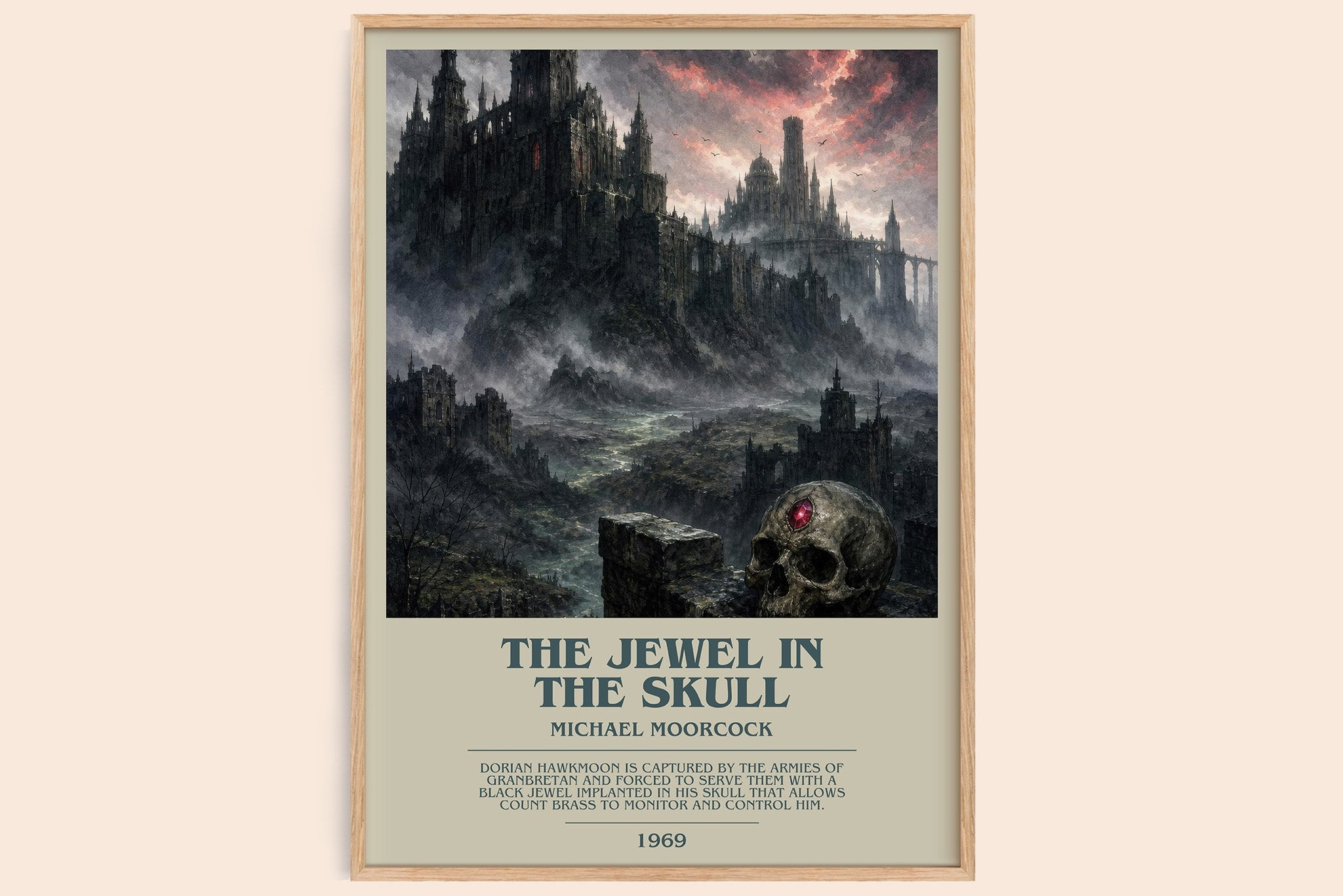 The Jewel in the Skull Bookish Wall Art by Michael Moorcock