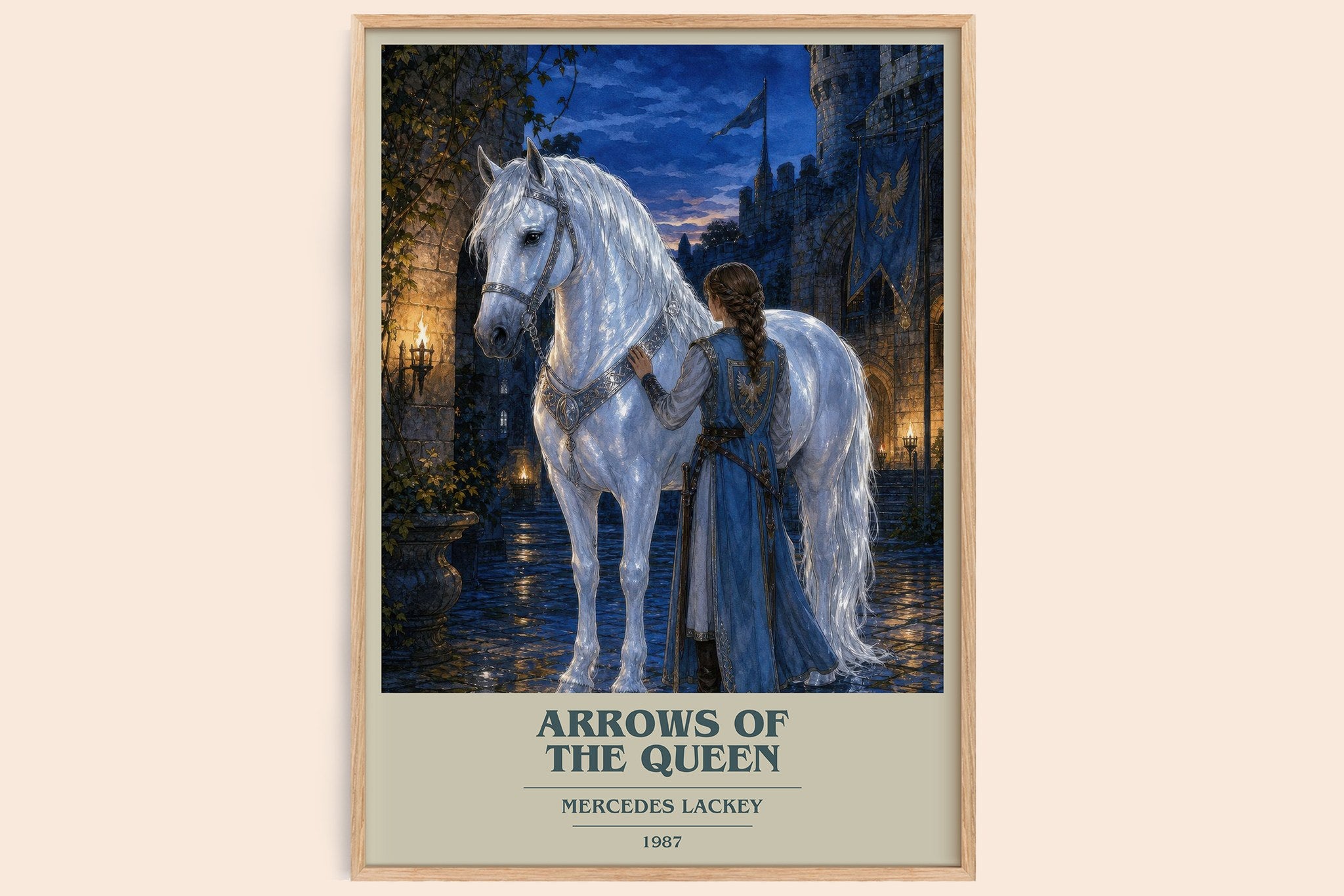Arrows of the Queen Book Cover Poster by Mercedes Lackey