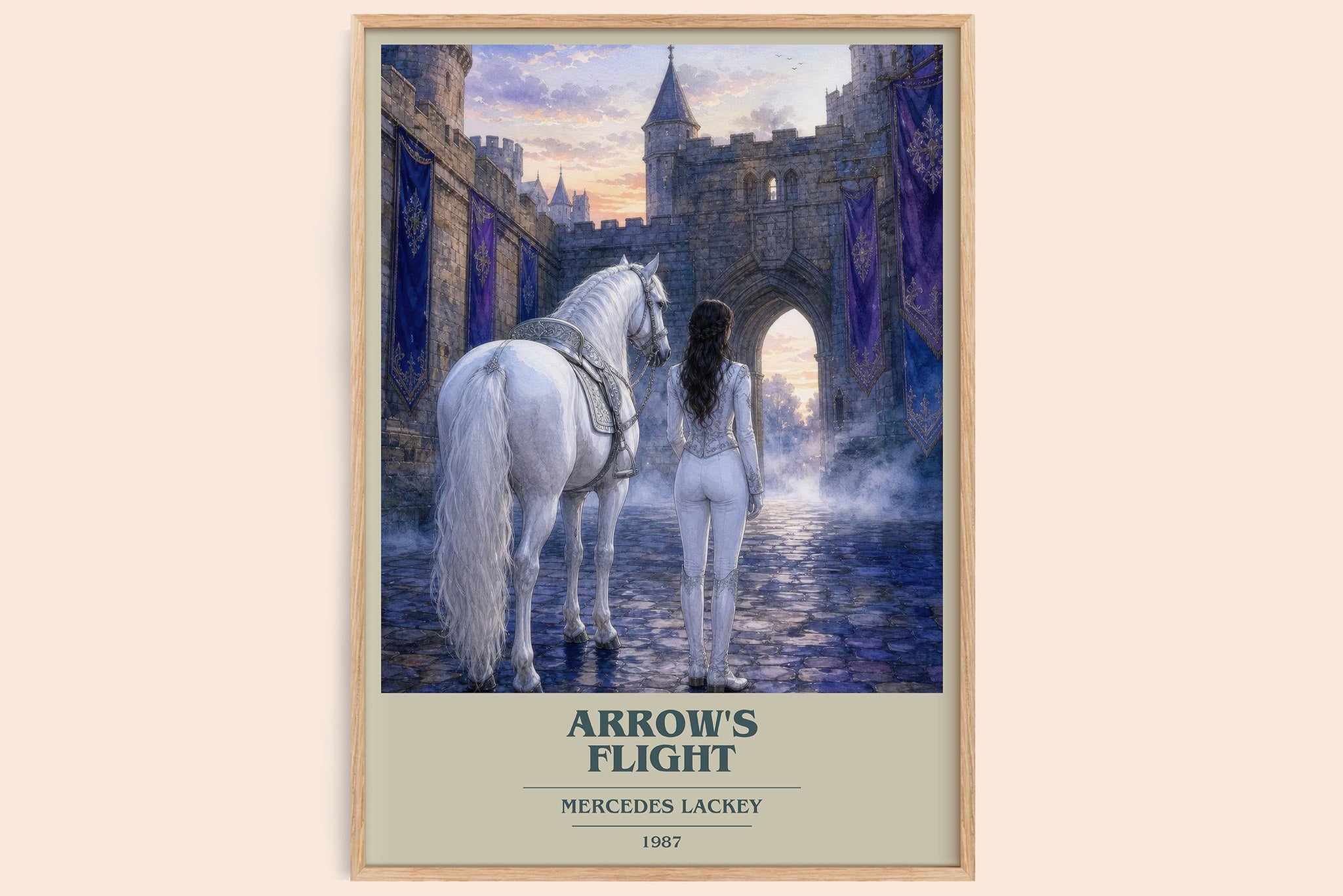 Arrow's Flight Book Cover Poster by Mercedes Lackey