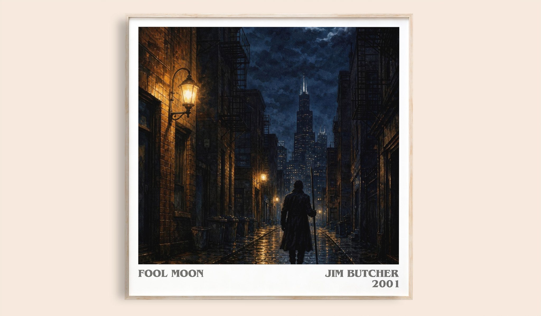 Fool Moon Literary Art Print by Jim Butcher