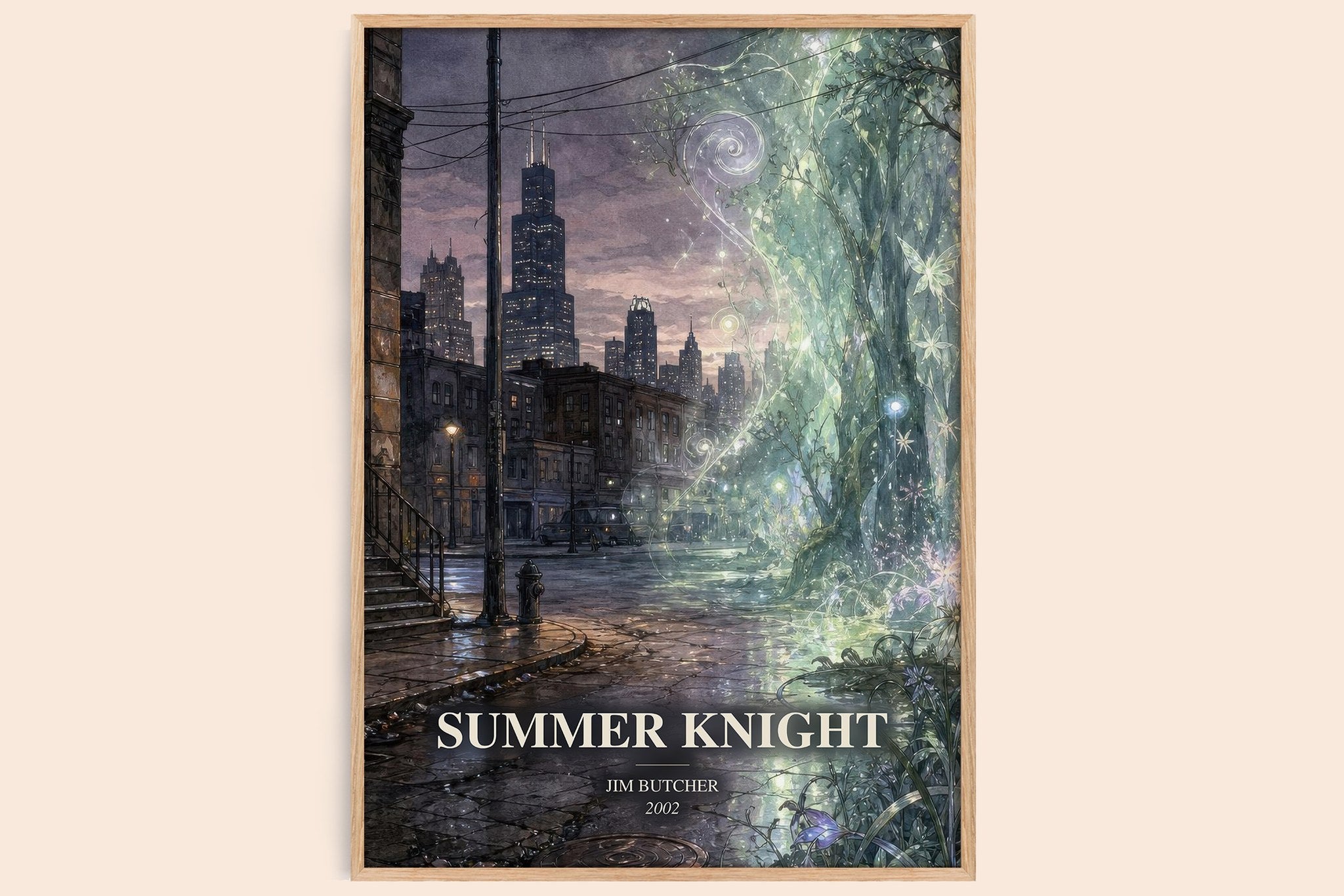 Summer Knight Book Watercolour Illustration by Jim Butcher